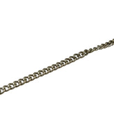 Mild Steel Chains (1 Meter) 3.5x3 MM Link Size For Jewellery Making Twist Silver Color